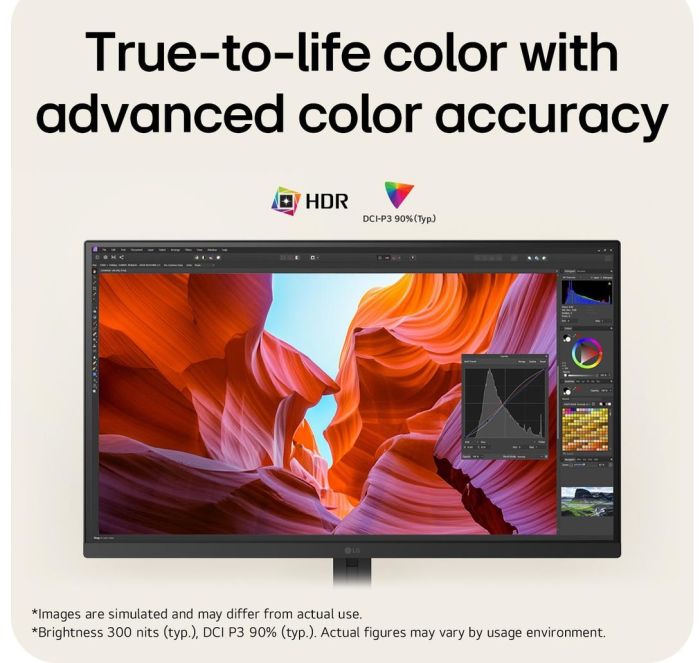 LCD Monitor LG LCD 27U710B-B 27" 4K – 6