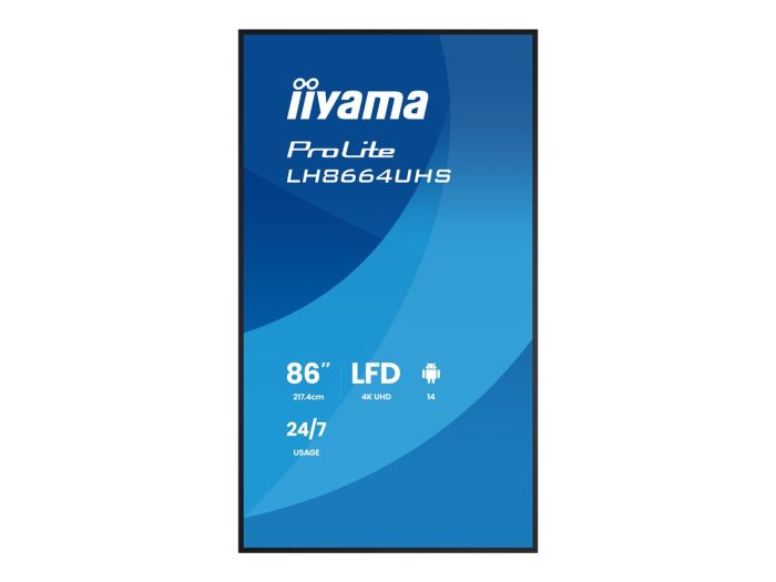 IIYAMA LH8664UHS-B3AG 86inch 3840x2160 – 2