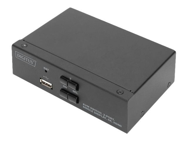 DIGITUS KVM Switch 2x1 HDMI 2-Port – 3