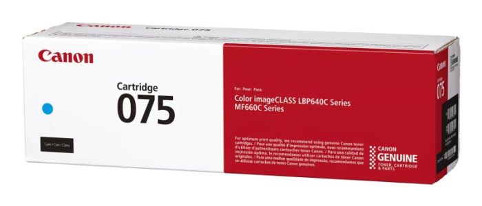 Canon CRG 075 C (6364C002) Lazerinė kasetė, Žydra – 5
