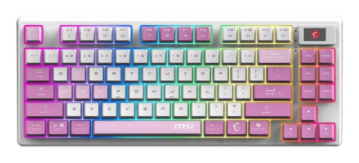 KEYBOARD GAMING VIOLET US/FORGE GK600 TKL W VIOLET MSI