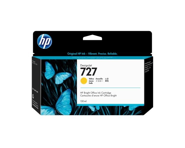 HP 727 (B3P21A) Rašalinė kasetė, Geltona – 4