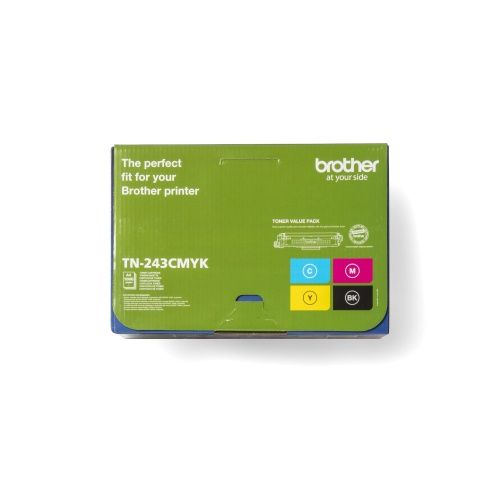 Brother TN-243CMYK (TN243CMYK) Lazerinė kasetė, Juoda, Žydra, Purpurinė, Geltona – 7
