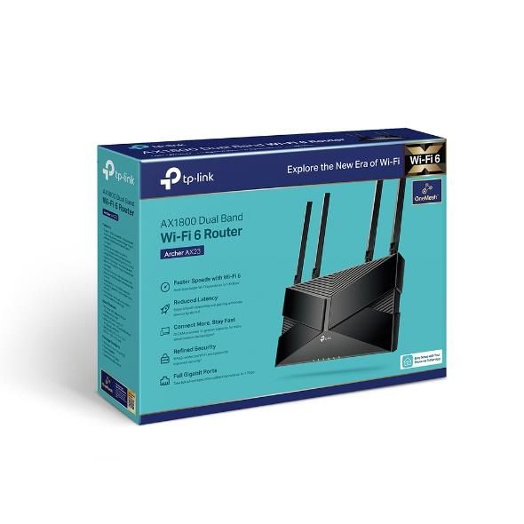 Wireless Router TP-LINK 1800 Mbps 1 WAN 4x10/100/1000M ARCHERAX23 – 9