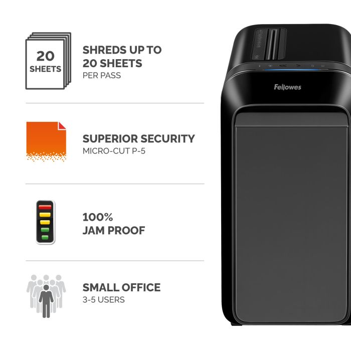SHREDDER POWERSHRED LX221/BLACK 5050401 FELLOWES – 2