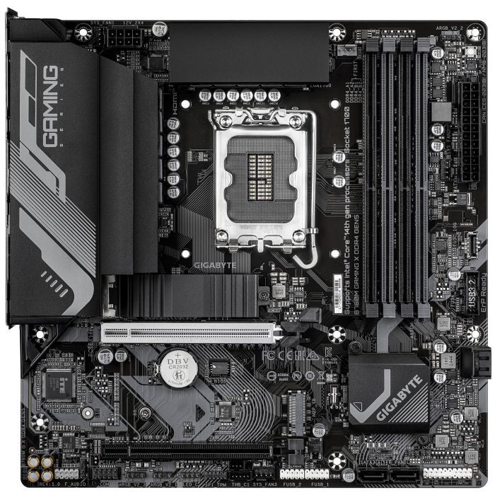 Mainboard GIGABYTE Intel B760 LGA 1700 micro ATX 4xSlots DDR4 – 2