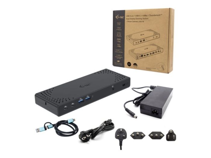 I-TEC USB3.0/USB-C/Thunderbolt DualDS+PD – 4