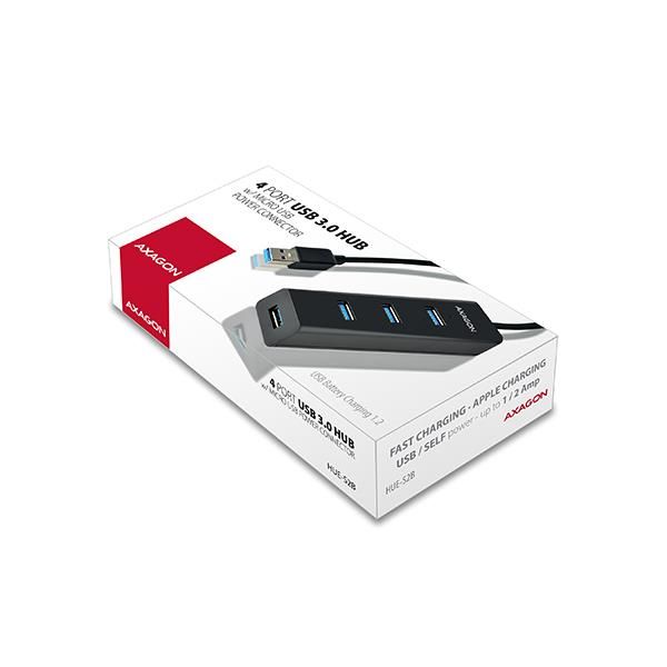 I/O HUB USB3.0 4PORT CHARGING/0.3M HUE-S2B AXAGON – 11