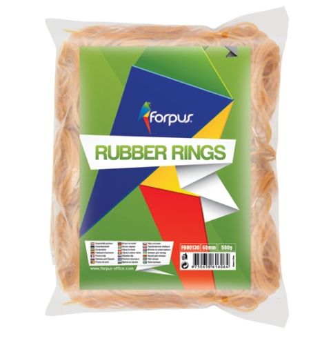 Gumelės Forpus Ø 60mm, natūralios spalvos, 500 g, 60% kaučiukas
