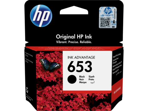 HP 653 (3YM75AE) Rašalinė kasetė, Juoda
