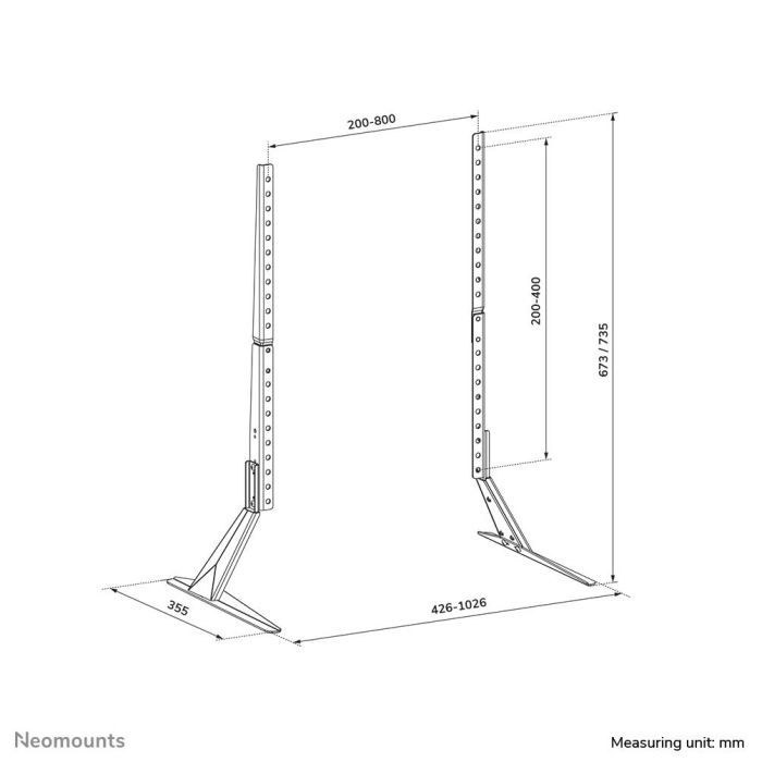 TV SET ACC DESK MOUNT 23-75"/DS45-430BL19 NEOMOUNTS – 17