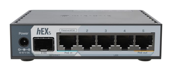 NET ROUTER/SWITCH 5PORT 1000M/HEX S E60IUGS MIKROTIK