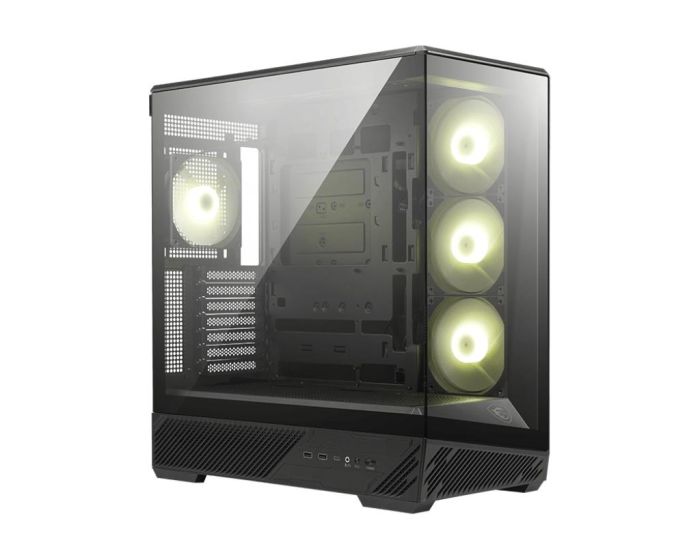 Case MSI ATX/micro ATX/Mini-ITX Black/Transparent Midi Tower MAG PANO 130R PZ – 3