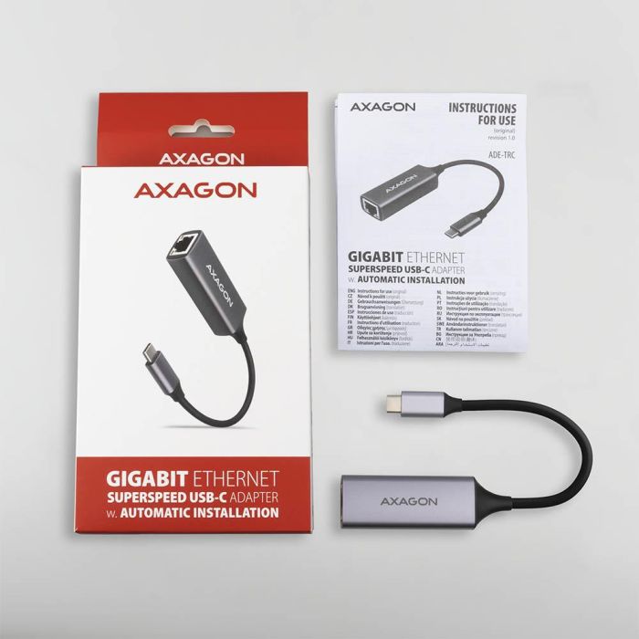 NET ADAPTER USB-C 1GB/ADE-TRC AXAGON – 7