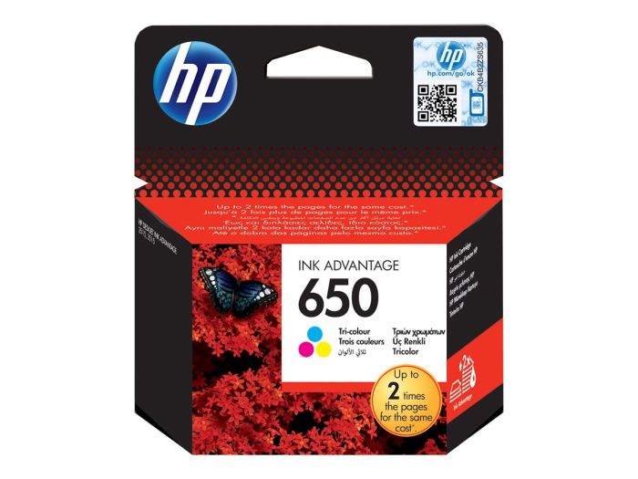 HP 650 Tri-color Ink Cartridge – 11