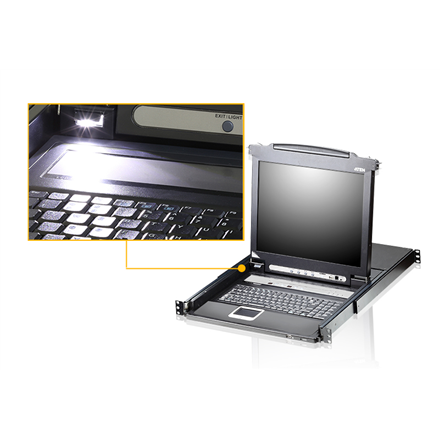 Aten 8-Port PS/2-USB VGA 17" – 3