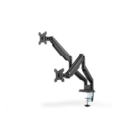 Digitus Desk Mount Universal Dual Monitor Mount with Gas Spring and Clamp Mount