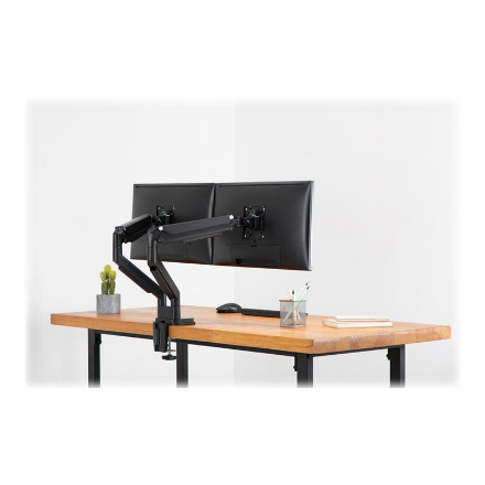 Digitus Desk Mount Universal Dual Monitor Mount with Gas Spring and Clamp Mount – 11