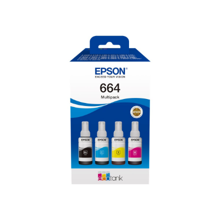 Epson 664 EcoTank 4-colour multipack Epson Ink tank Black, yellow, cyan, magenta