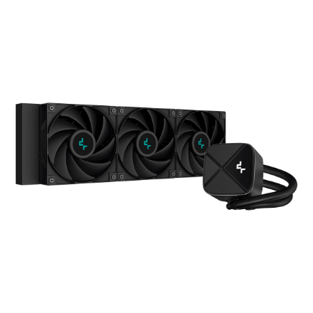 Deepcool Digital Liquid CPU Cooler LS720S ZERO DARK Intel, AMD
