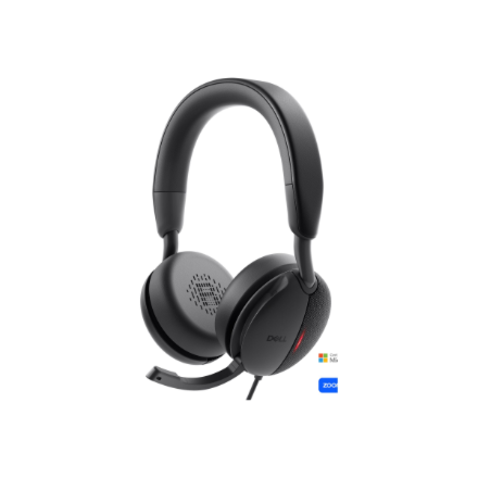 Dell Pro Wired On-Ear Headset WH5024 Built-in microphone USB Type-A