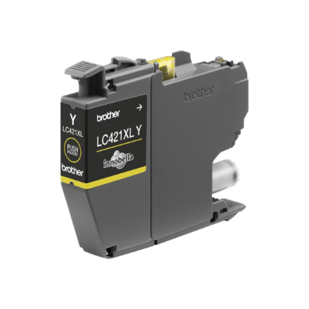 Brother LC421XLY Ink Cartridge, Yellow – 4