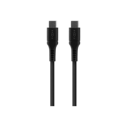 Fixed Liquid Silicone Cable USB-C FIXDLS-CC12-BK