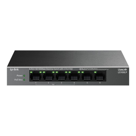 TP-LINK 6-Port 10 LS106LP Unmanaged