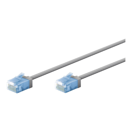 Goobay 74219 Ultra-Flexible CAT 6A Patch Cable, Slim, U