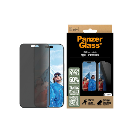 PanzerGlass Screen protector Apple iPhone 16 Pro Ultra-Wide Fit