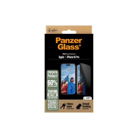 PanzerGlass Screen protector Apple iPhone 16 Pro Ultra-Wide Fit – 4