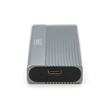 Digitus USB M.2 hard disk enclosure, SSD, external, NVMe, 10Gbps, USB 3.1 10GB – 4
