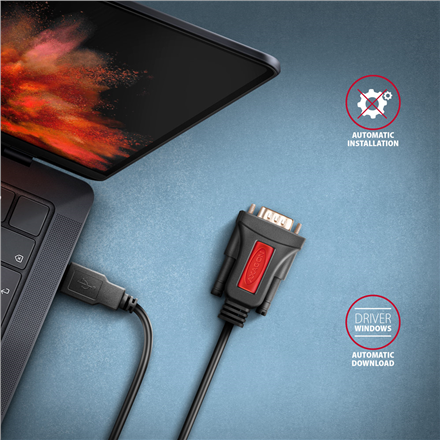 AXAGON USB - SERIAL Active Adapter ADS-1PSN – 4