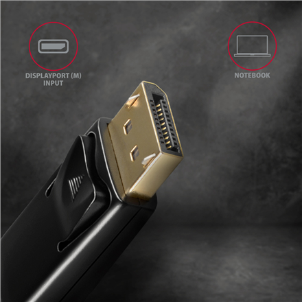 AXAGON Active cable DisplayPort to HDMI 1.8 m – 4