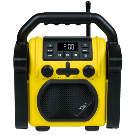 Adler Construction radio with AD 1911 AUX in – 2