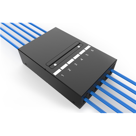 Digitus Consolidation point box, 6-port Keystone modules with intelligent cable – 5