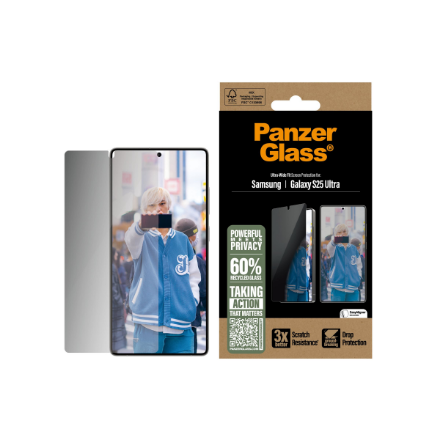 PanzerGlass Privacy Screen Protector Samsung Galaxy S25 Ultra-Wide Fit – 2