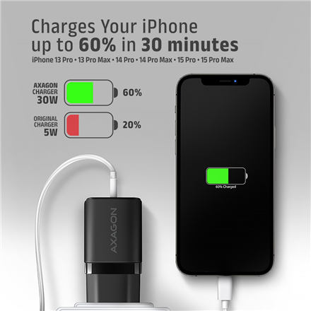 AXAGON Sil wallcharger 1x port USB-C, PD3.0 ACU-PD30 – 7