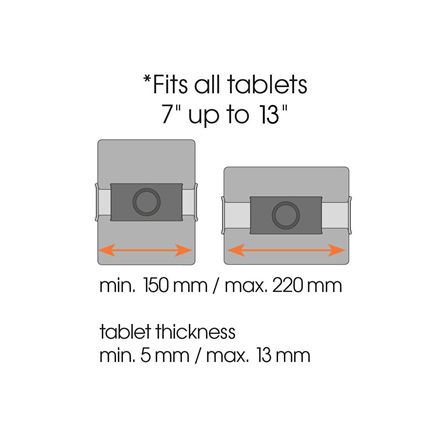 Vogels TMS 1020 Tablet Car Pack Tilt 7-13" – 3