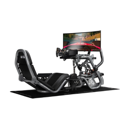 Next Level Racing F-GT Pro Formula and GT Grey Edition Simulator Cockpit Steel – 5