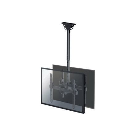 Neomounts NM-C440DBLACK Dual monitor Adjustable Height, Rotate, Tilt, Swivel