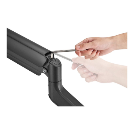 Neomounts Desk Mount DS70PLUS-450BL1 Monitor Arm Adjustable Height, Rotate, – 16