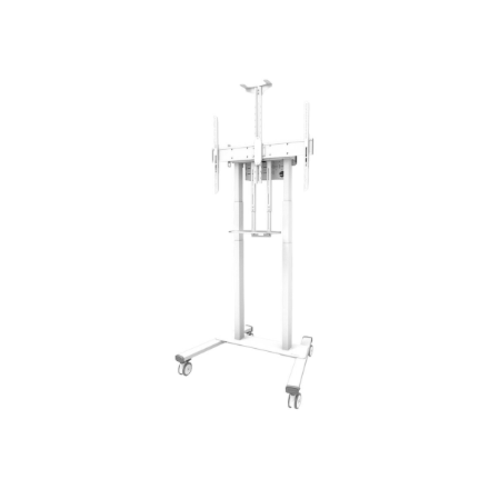 Neomounts Floor stand FL55-875WH1 TV trolley Adjustable Height 55-100" – 2
