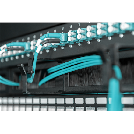 Digitus Cable Management Panel with Brush Entries for 483 mm (19") Cabinets, 1U – 3