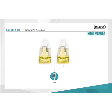 Digitus CAT 6A S/FTP Patch cord Length 15 m – 2