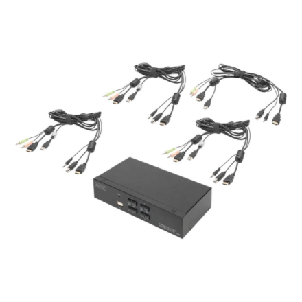 Digitus KVM Switch, 4 Port, Single Display, 4K, HDMI DS-12880 – 5