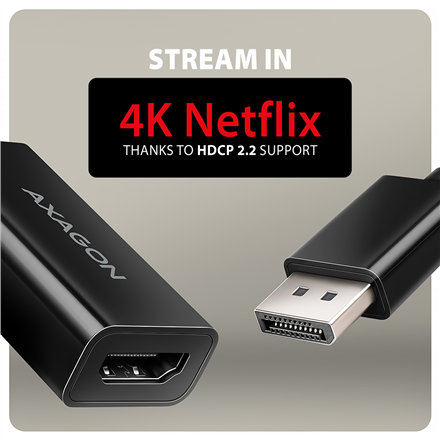 AXAGON Active adapter RVD-HI20N DisplayPort to HDMI 0.15 m – 4
