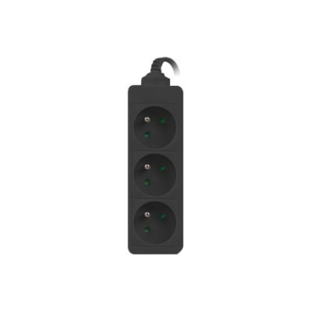 Lanberg Cable Power Strip, 3X French Outlets Quality-Grade Copper, 3 m – 3