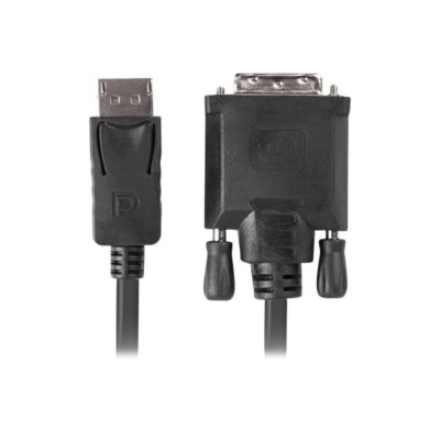 Lanberg Cable CA-DPDV-10CU-0018-BK DisplayPort to DVI-D 1.8 m – 2