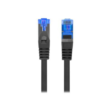 Lanberg Patchcord Cat.6A S/FTP LSZH CCA PCF6A-10CC-0150-BK 1.5 m – 2